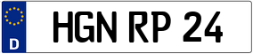 Truck License Plate